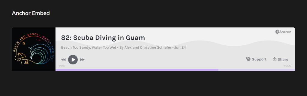 anchor podcast embed