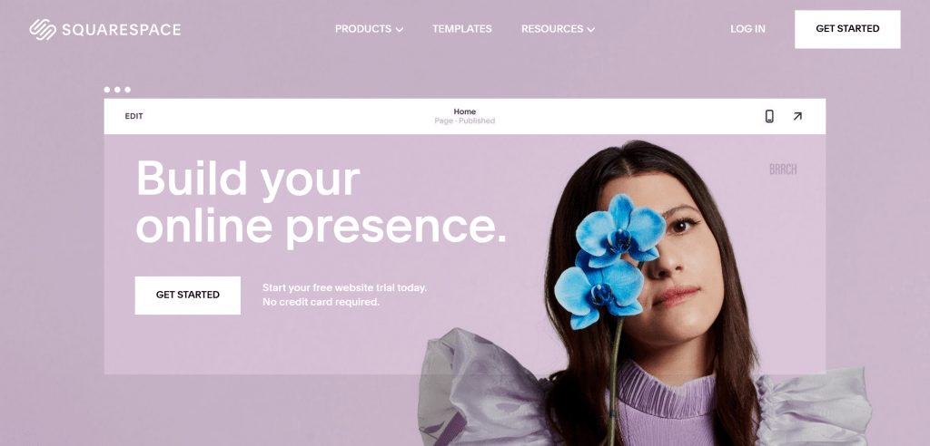 Squarespace site