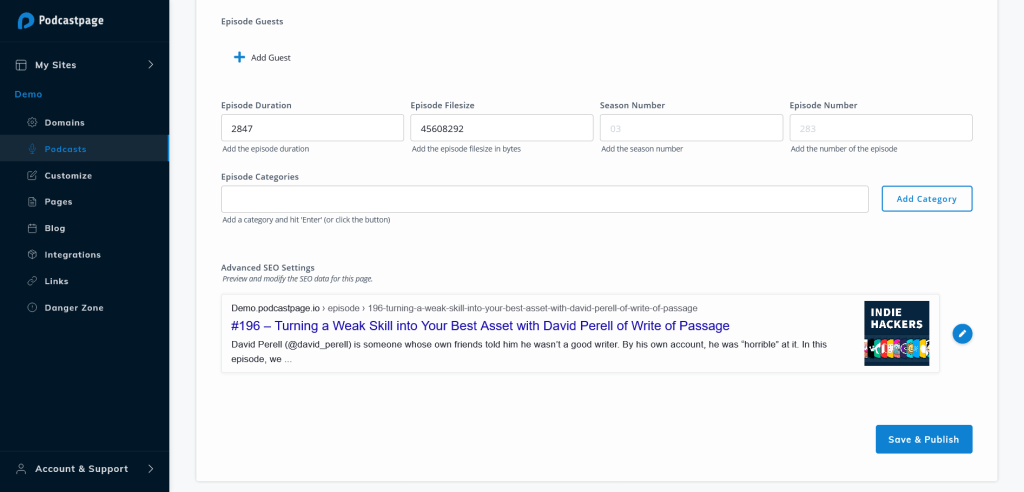 beamly filter by seasons and categories