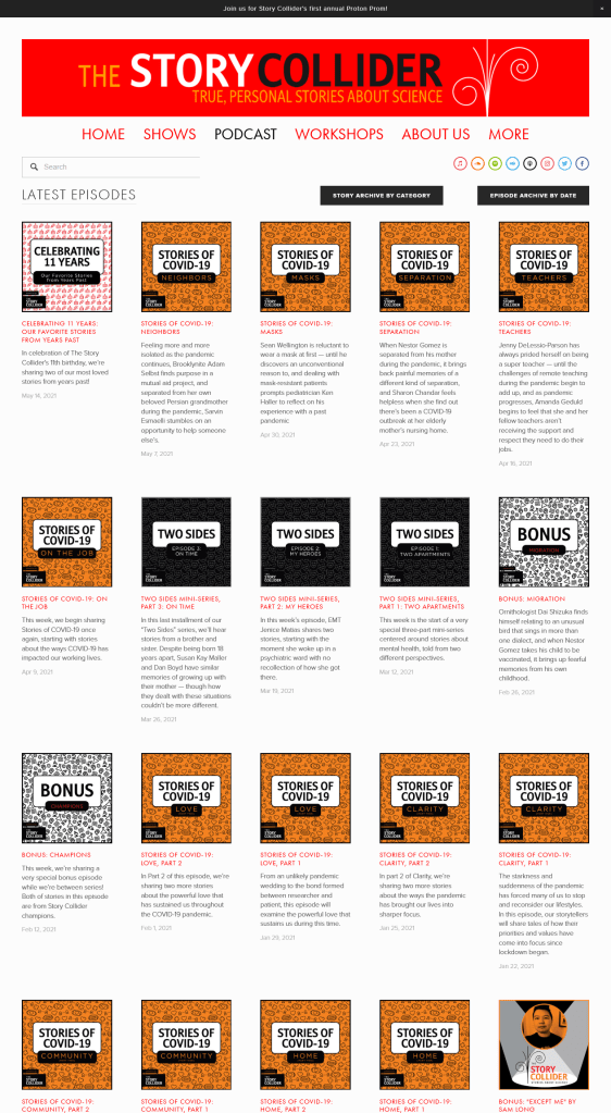 squarespace podcast site