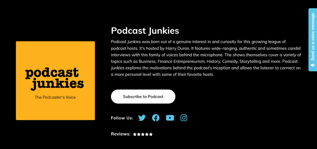 podcast voice messages beamly