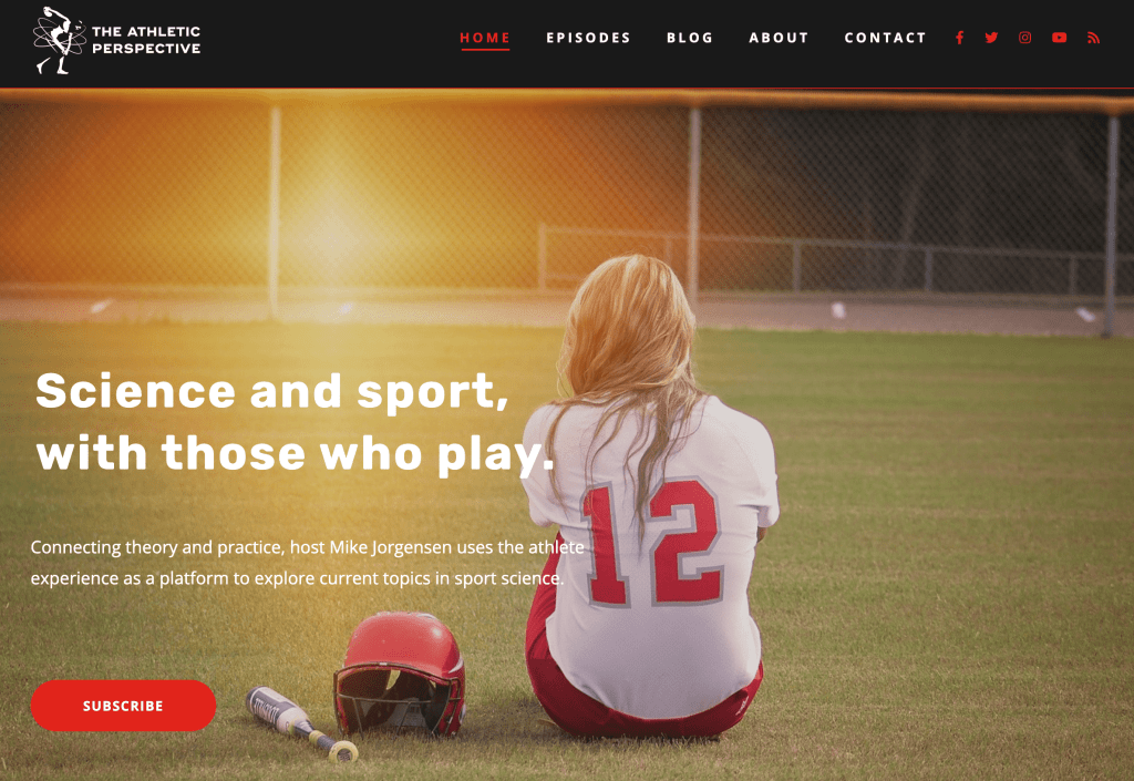 Podcast website example.