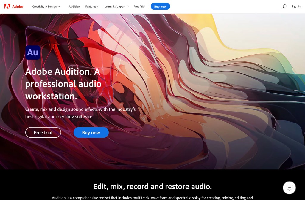 Adobe Audition is one of the best podcast editing software options.