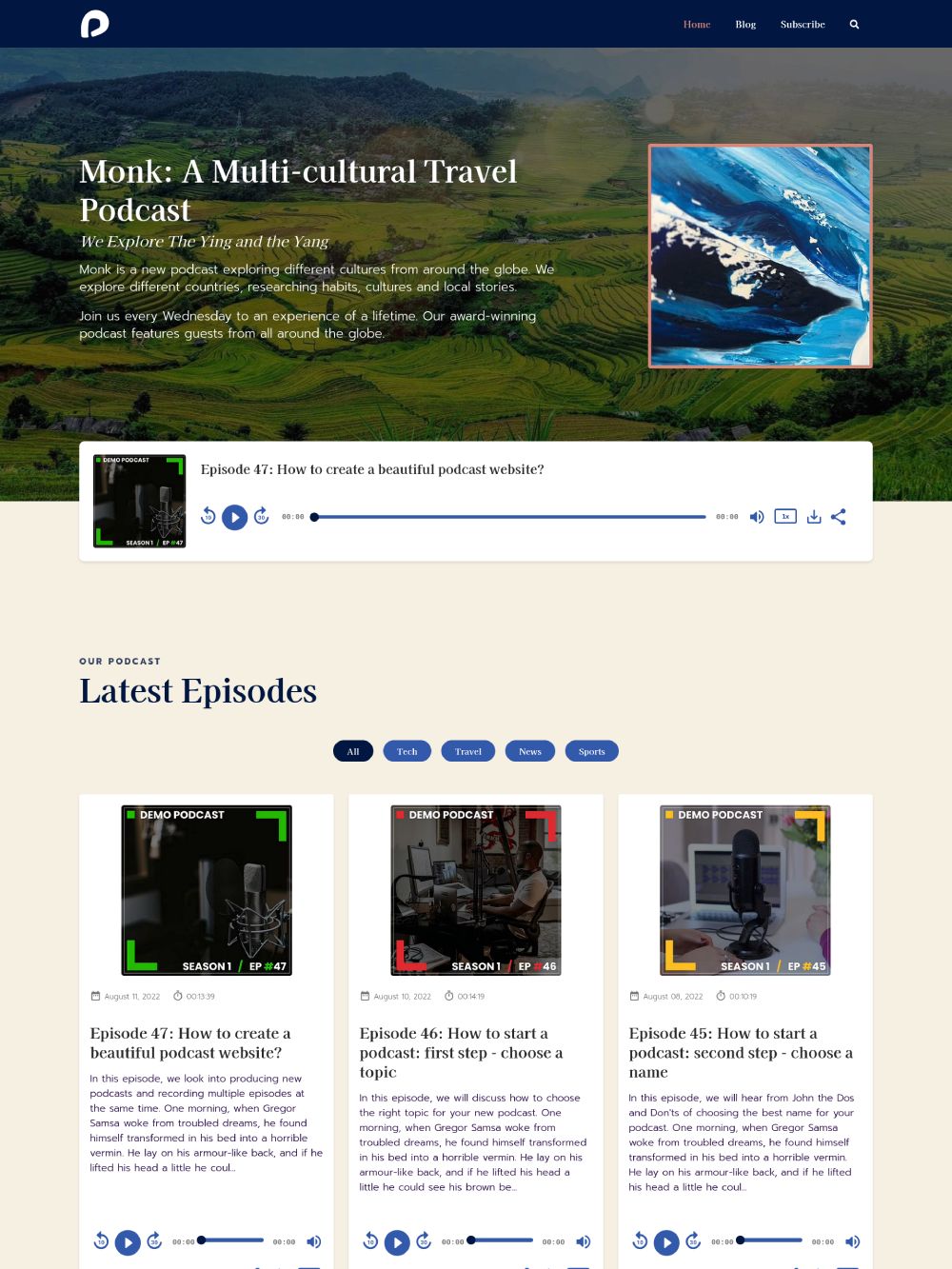 updates: new podcast templates