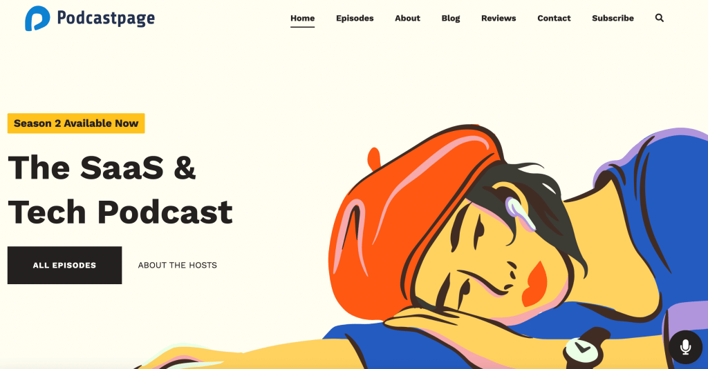 The Duke theme on Podastpage.