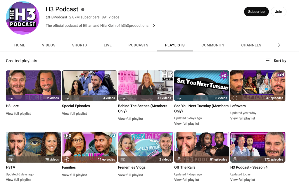 Implement themes and categories into your video podcast