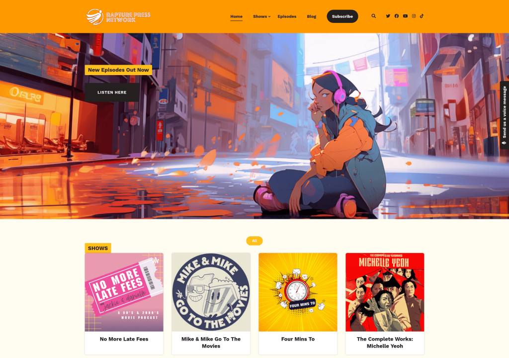 Rupture Press Podcast Network