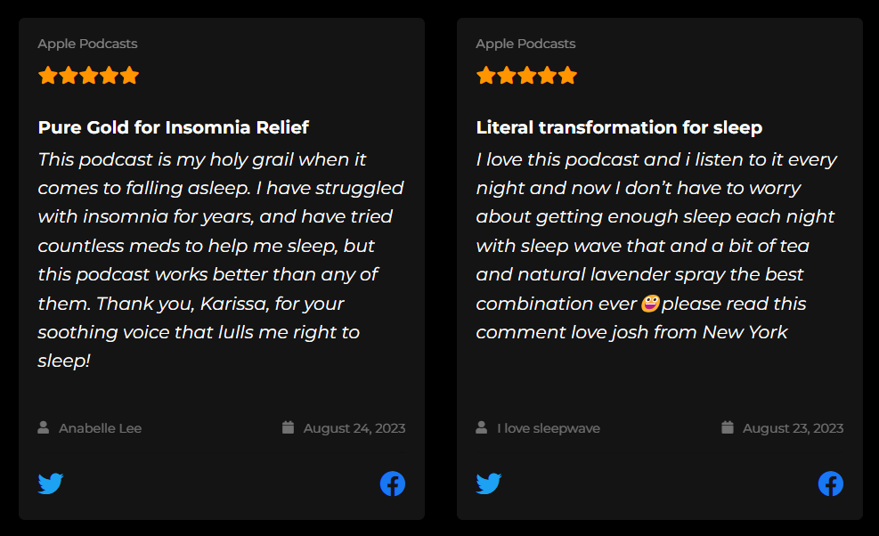 Read reviews to find podcast keywords