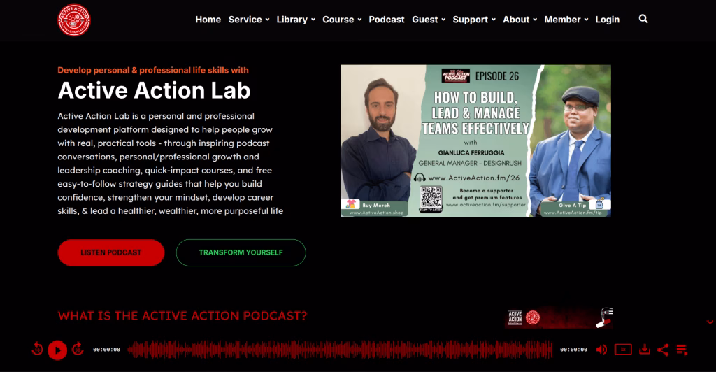 active action podcast